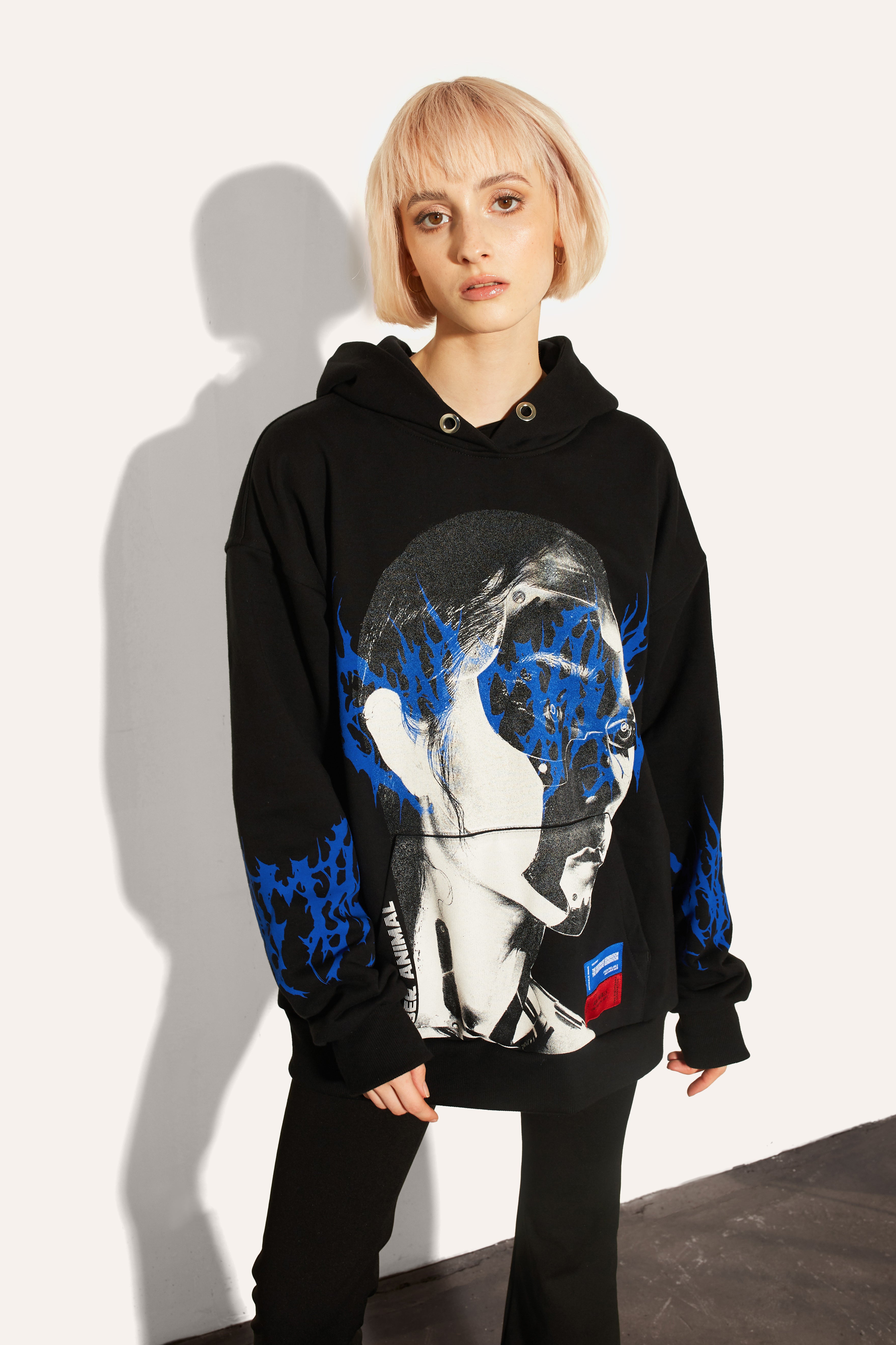 SAMPLE CYBER black hoodie