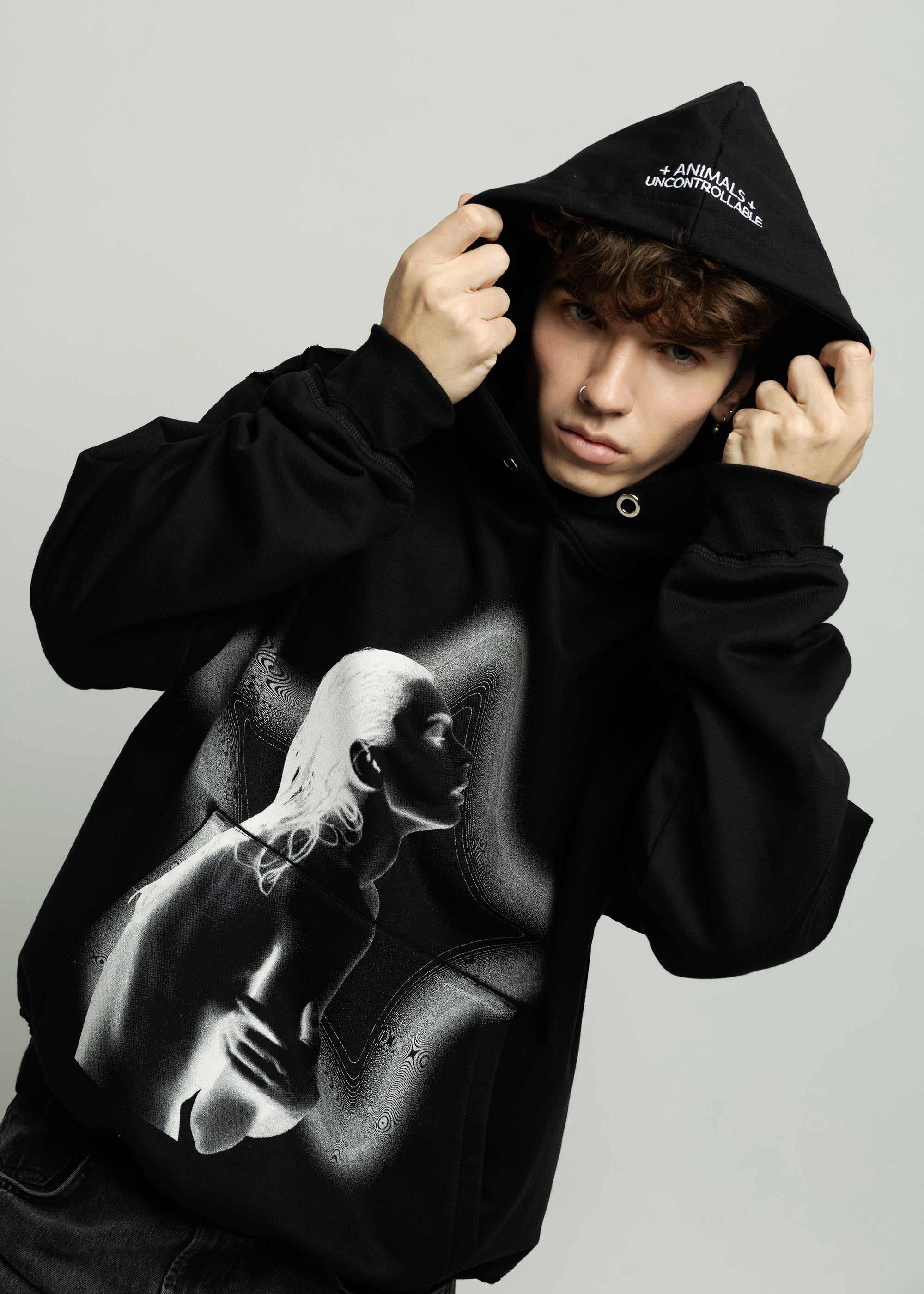 SAMPLE PROFILE black hoodie
