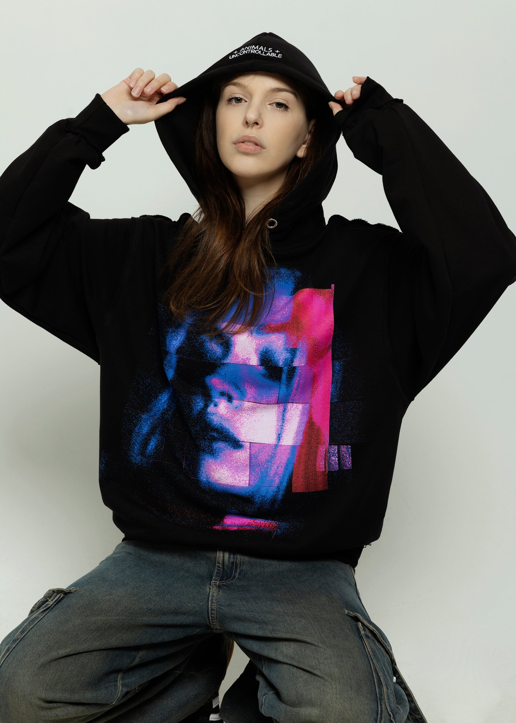 SAMPLE MARY black hoodie
