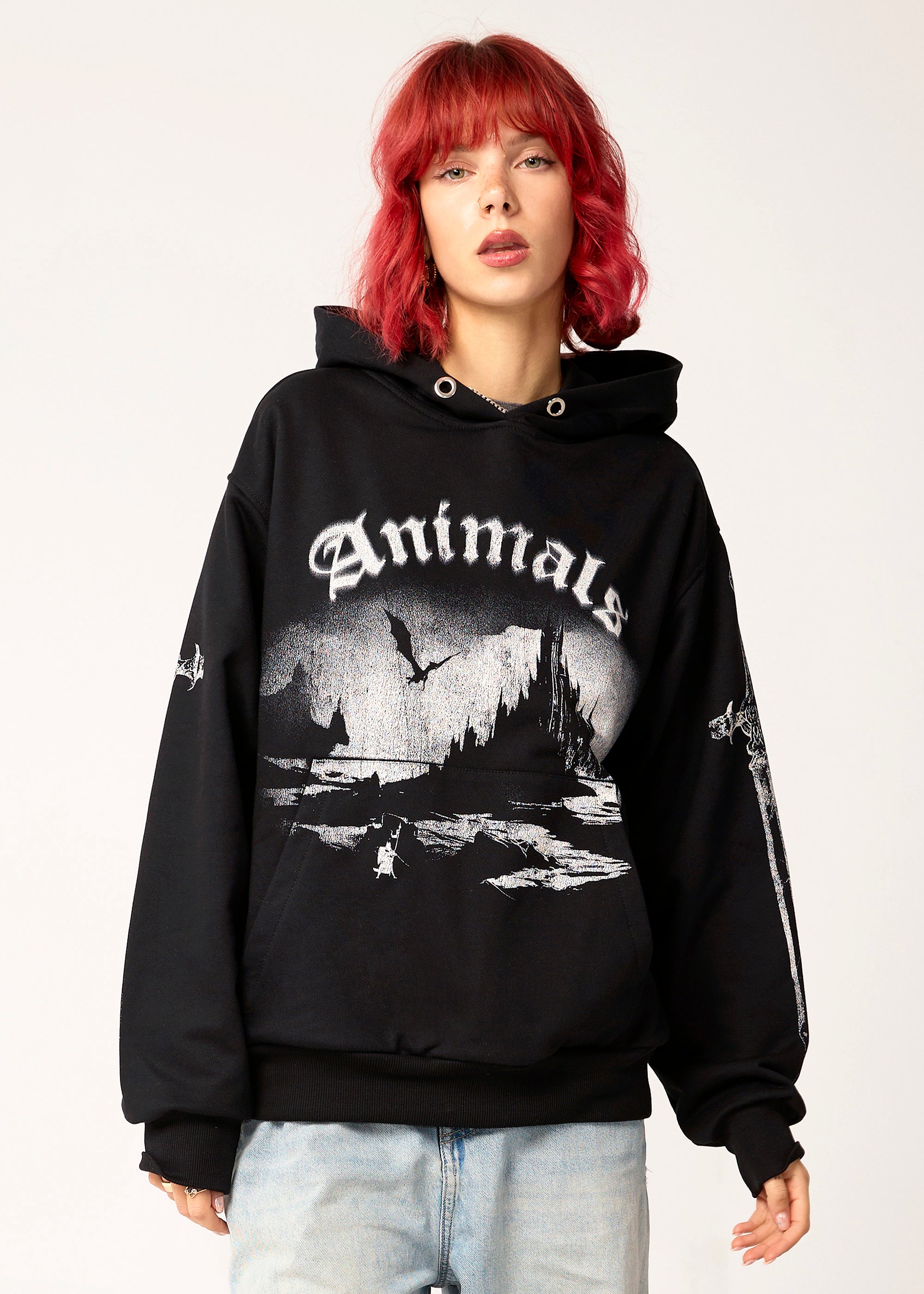 SAMPLE KNIGHT black hoodie