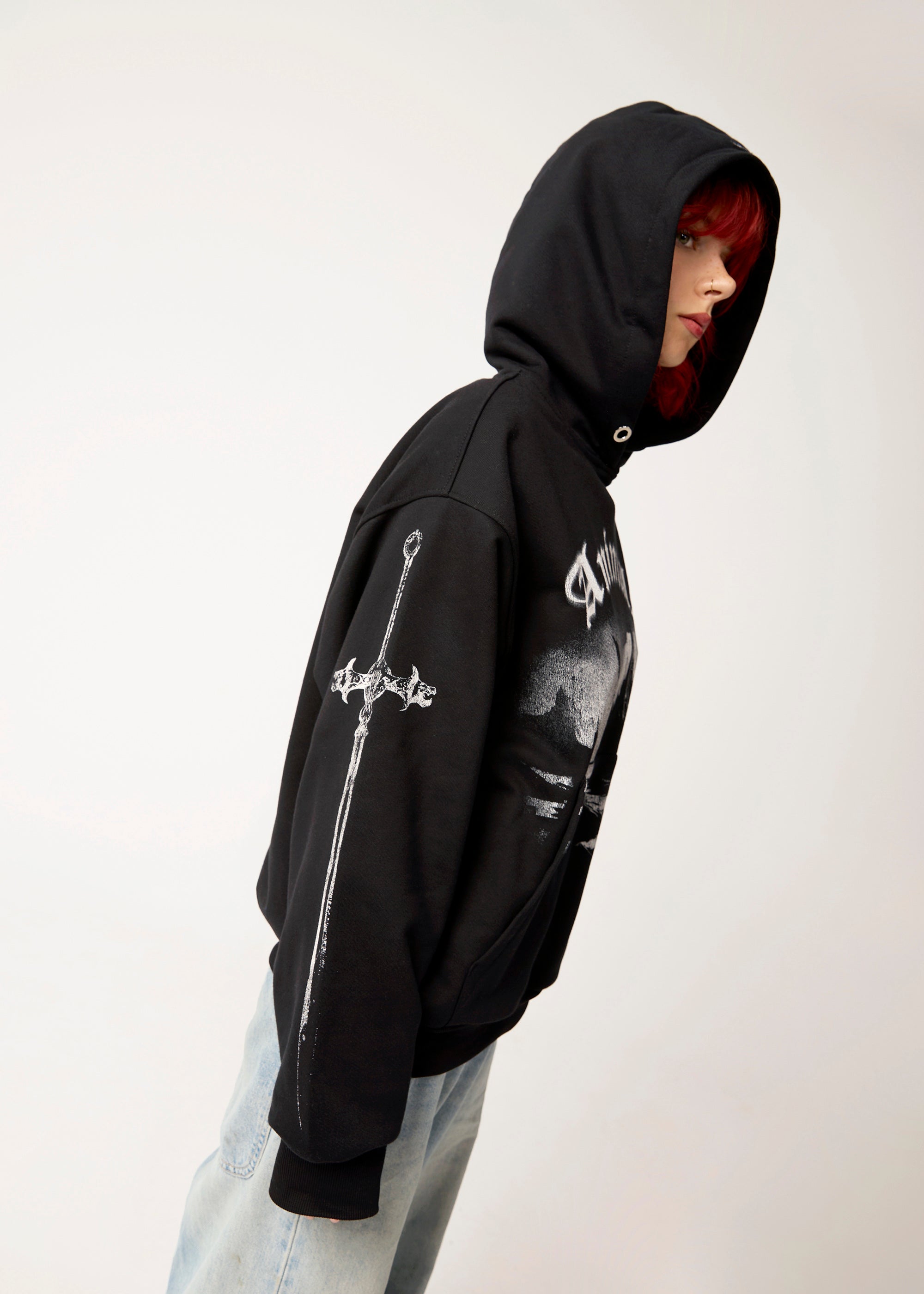 SAMPLE KNIGHT black hoodie