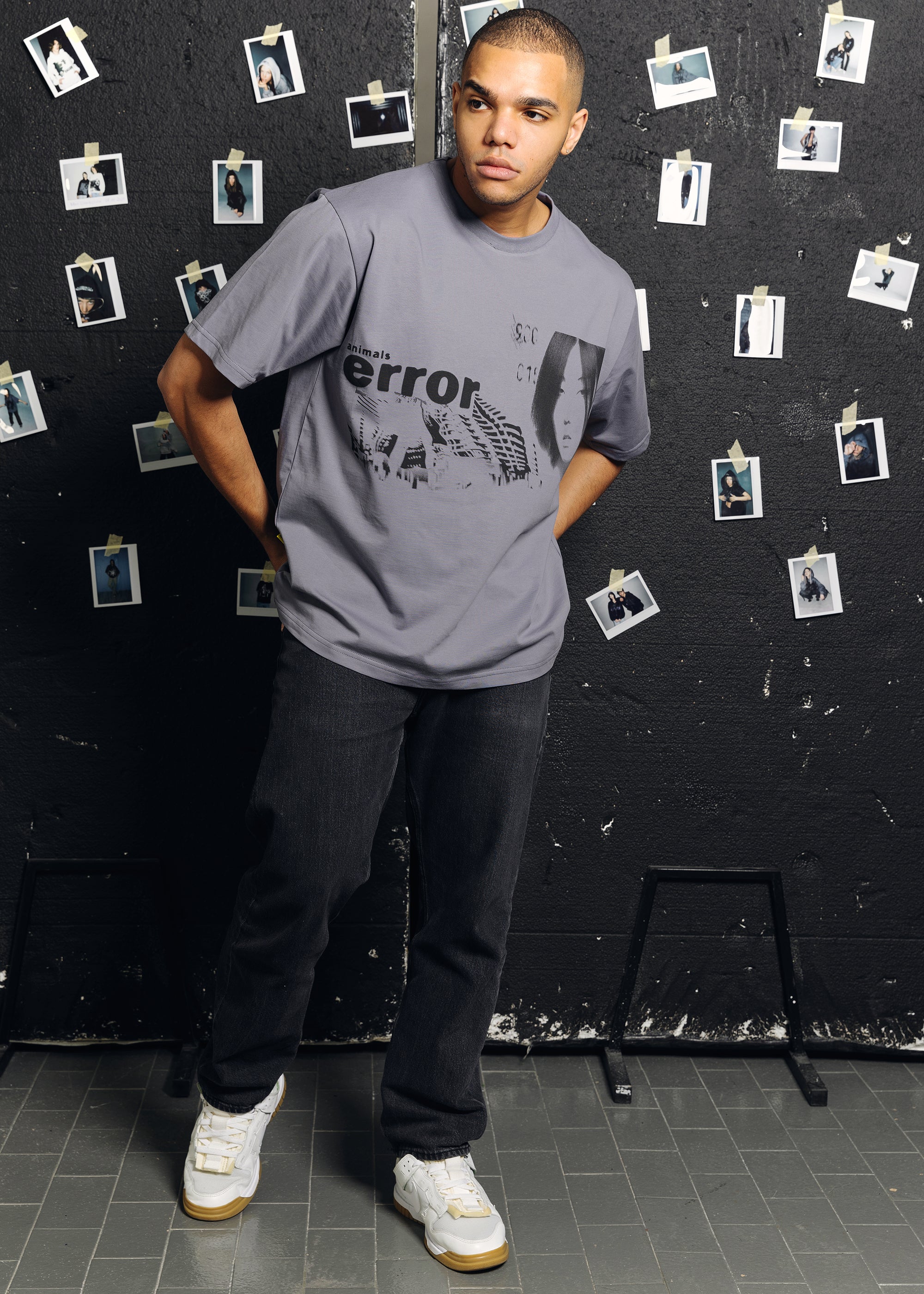 SAMPLE ERROR grey t-shirt