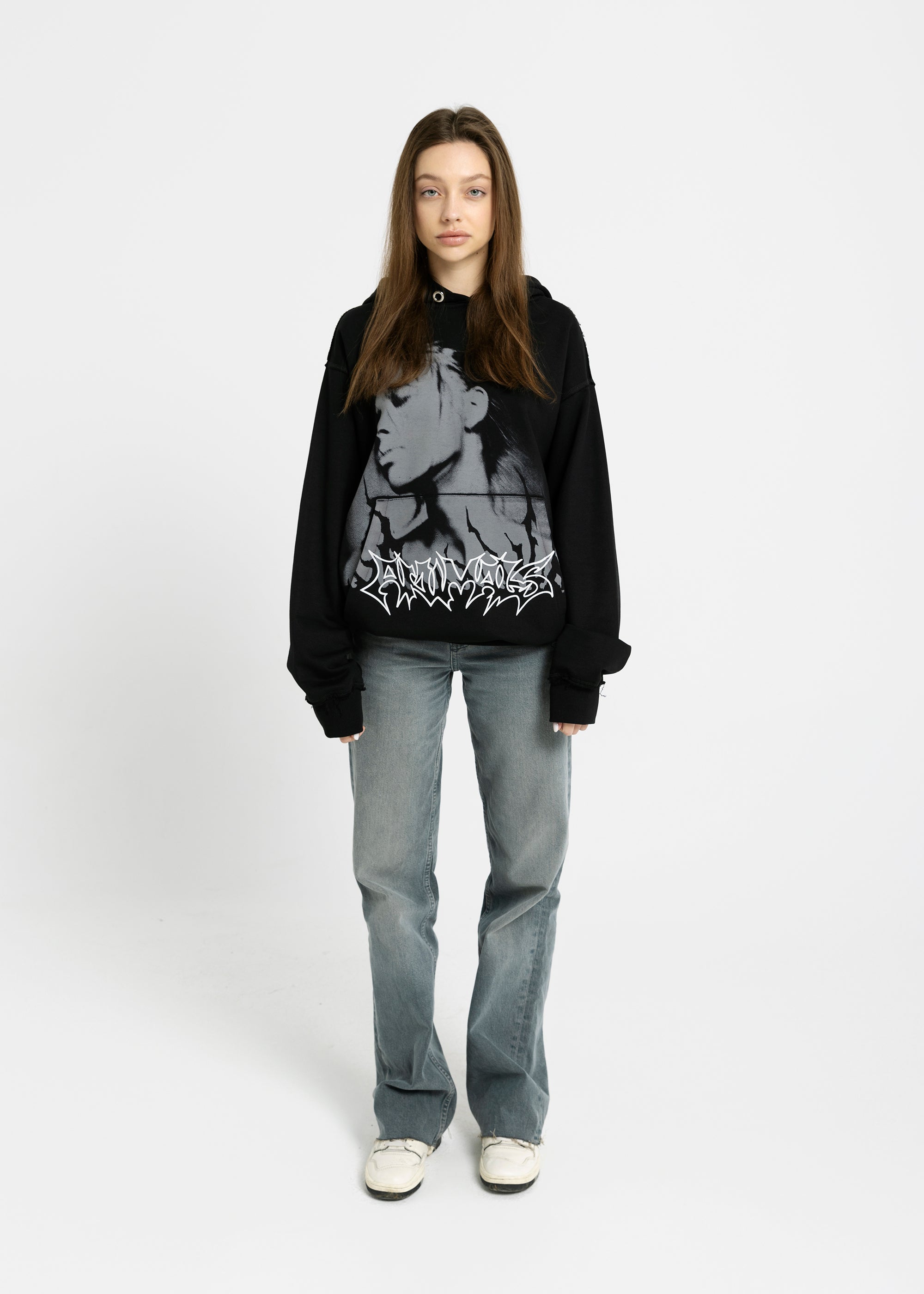 SAMPLE GRAFFITI black hoodie