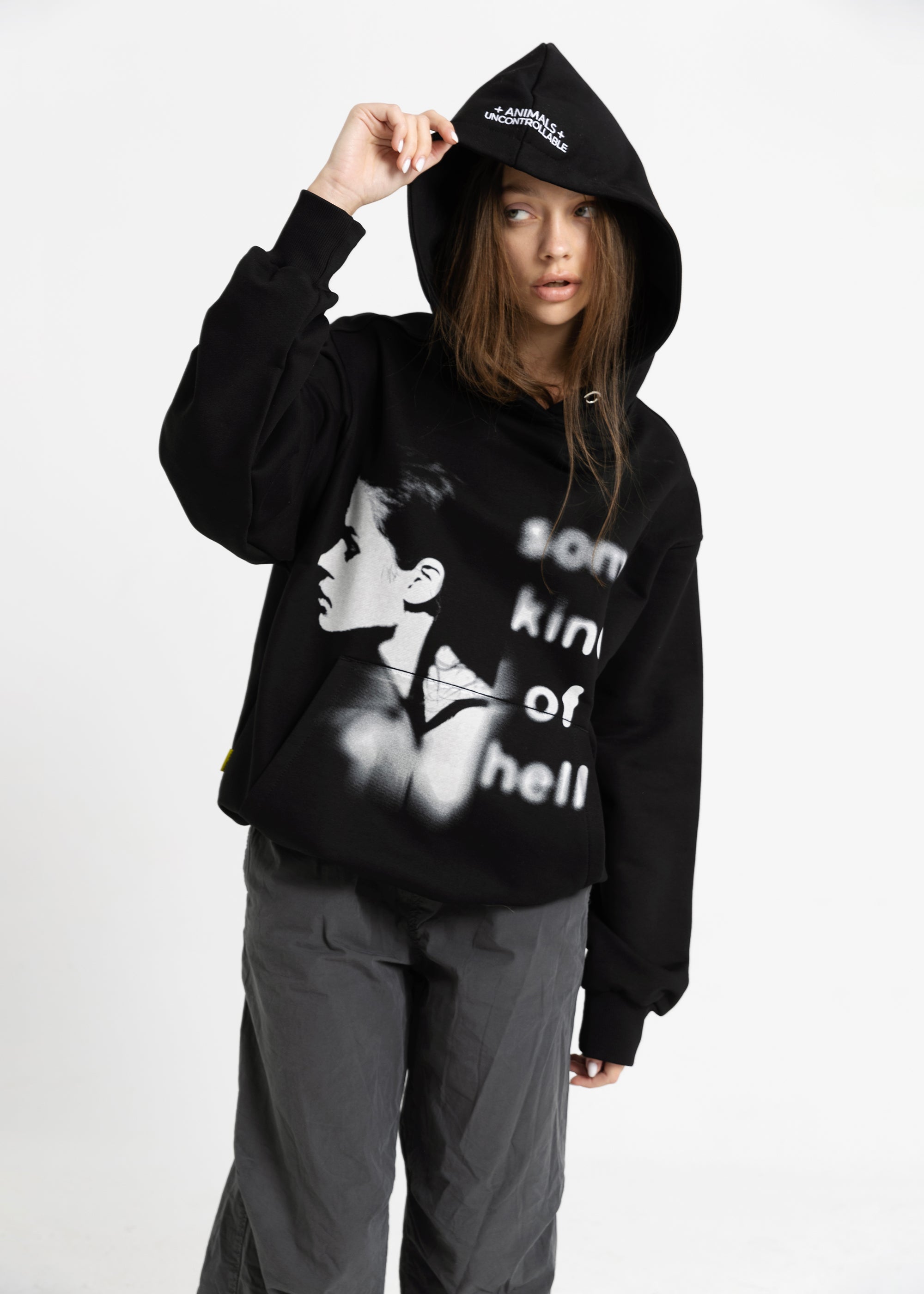 HELL black hoodie