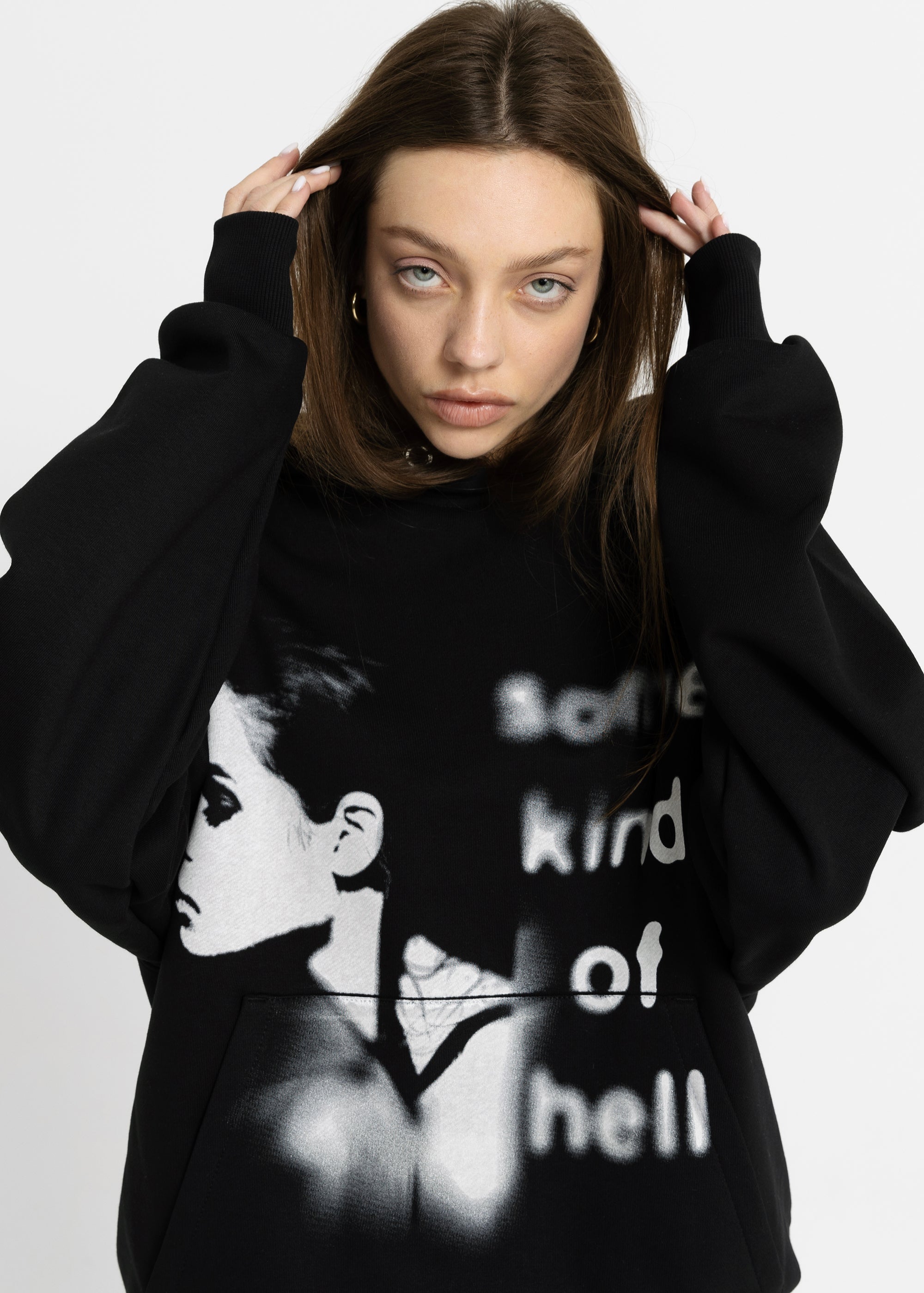 HELL black hoodie