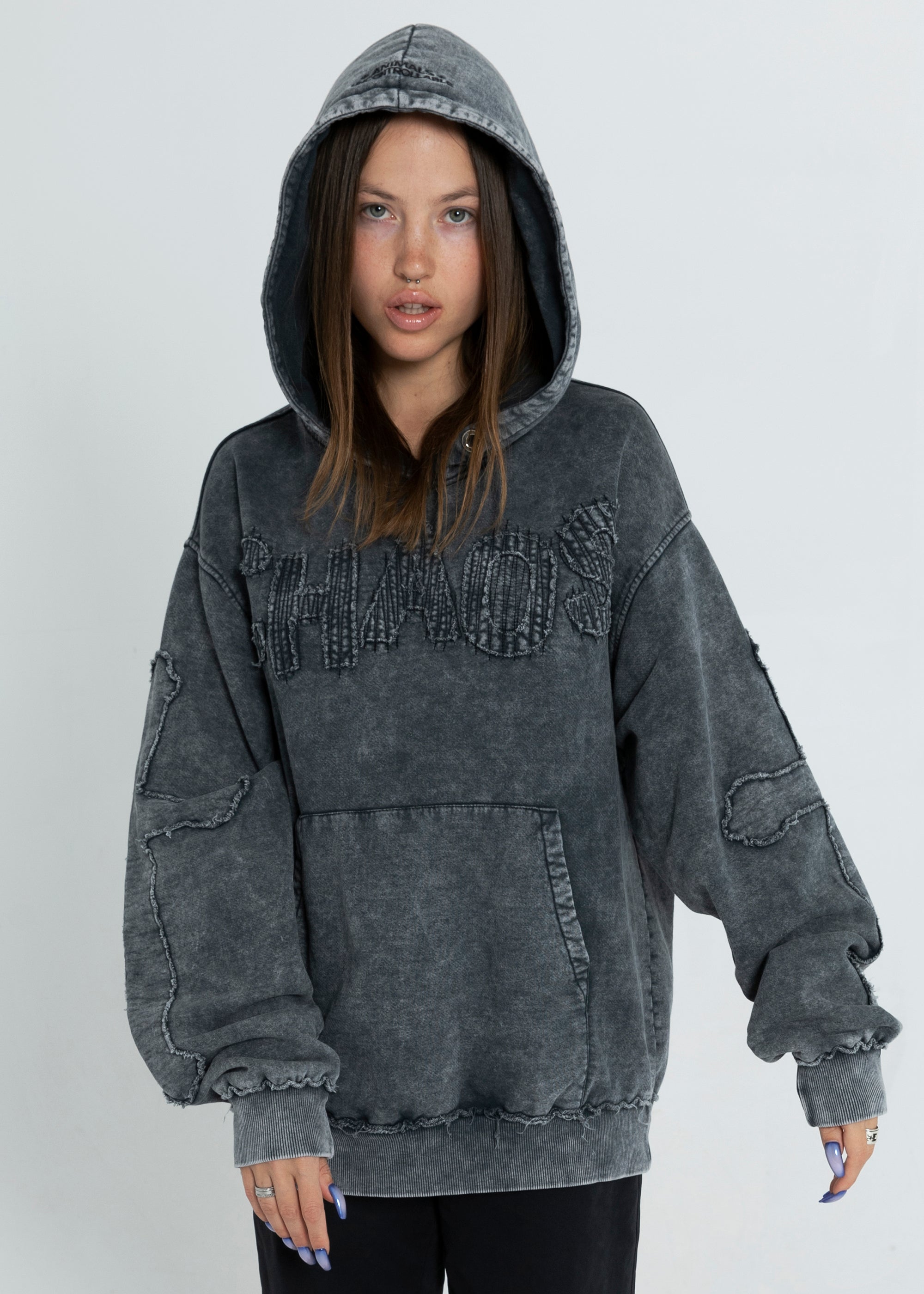 CHAOS washed hoodie
