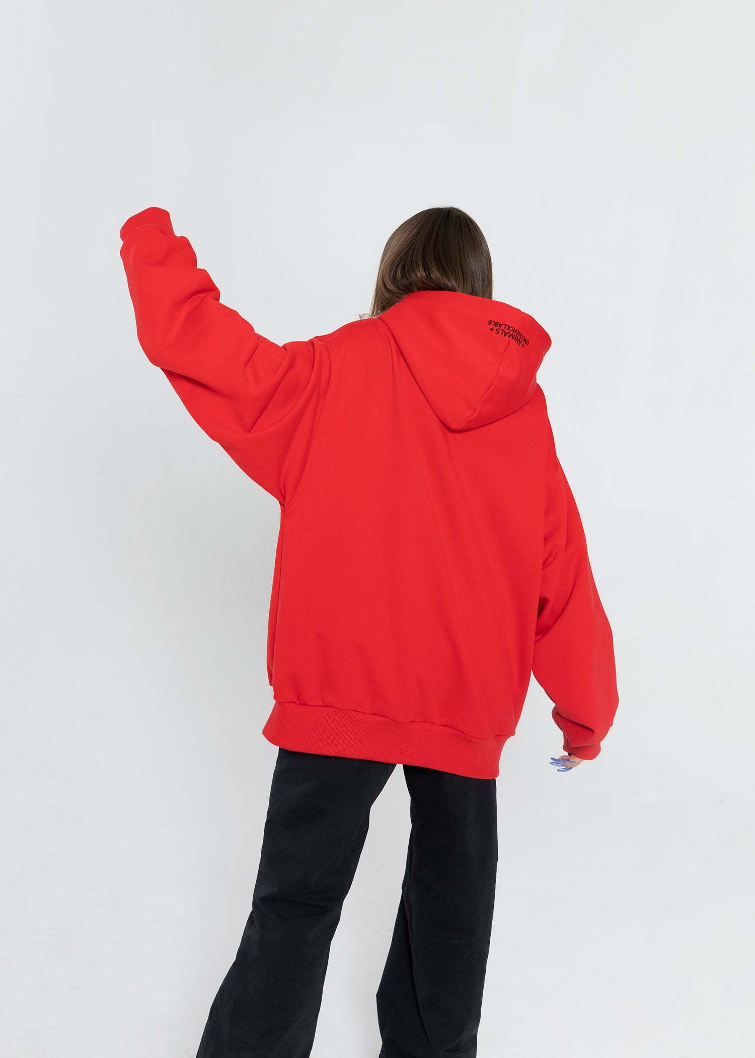 SAMPLE SCHOOLGIRL red hoodie