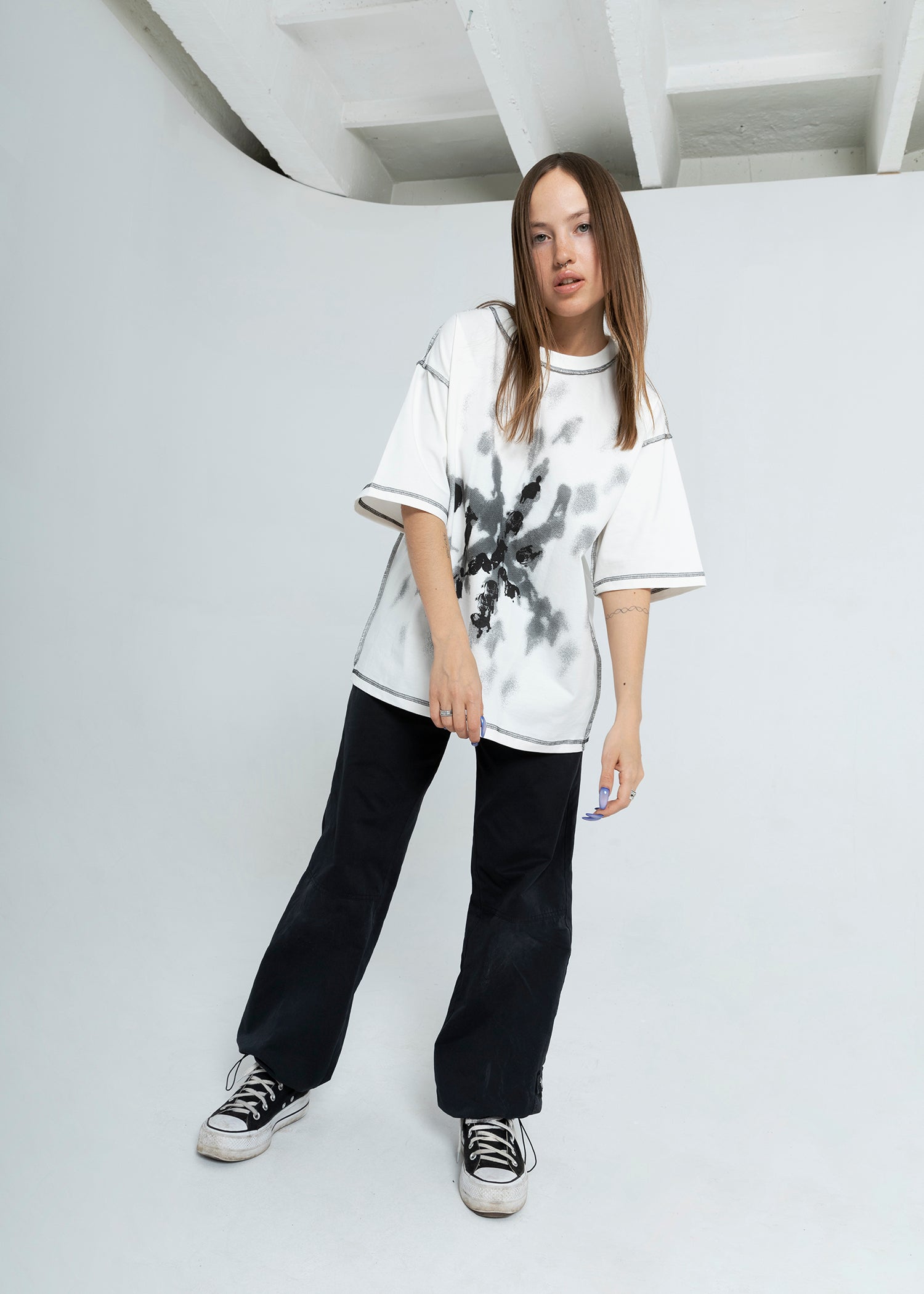 SAMPLE FOLLOWERS white t-shirt