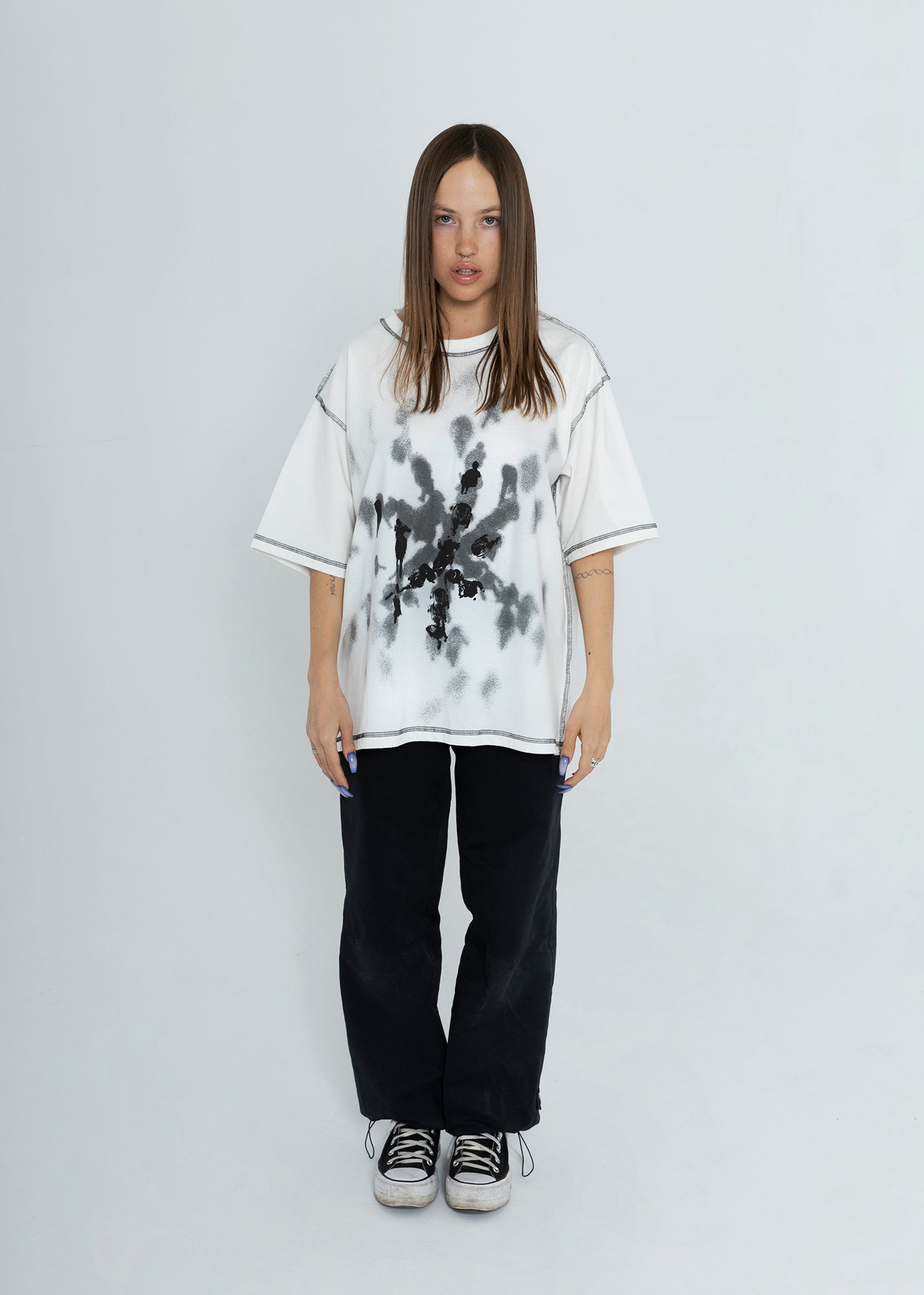 SAMPLE FOLLOWERS white t-shirt