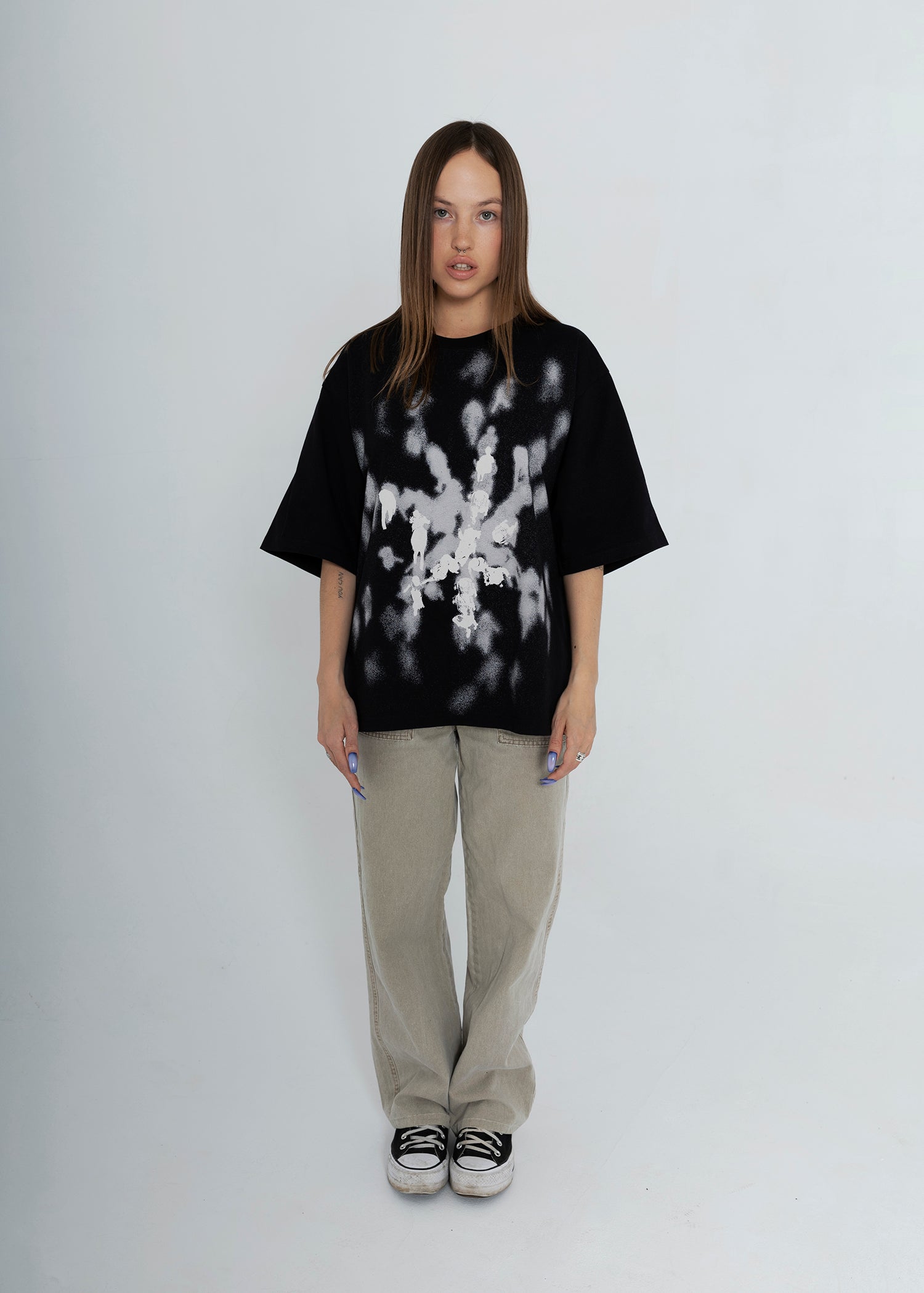 SAMPLE FOLLOWERS black t-shirt
