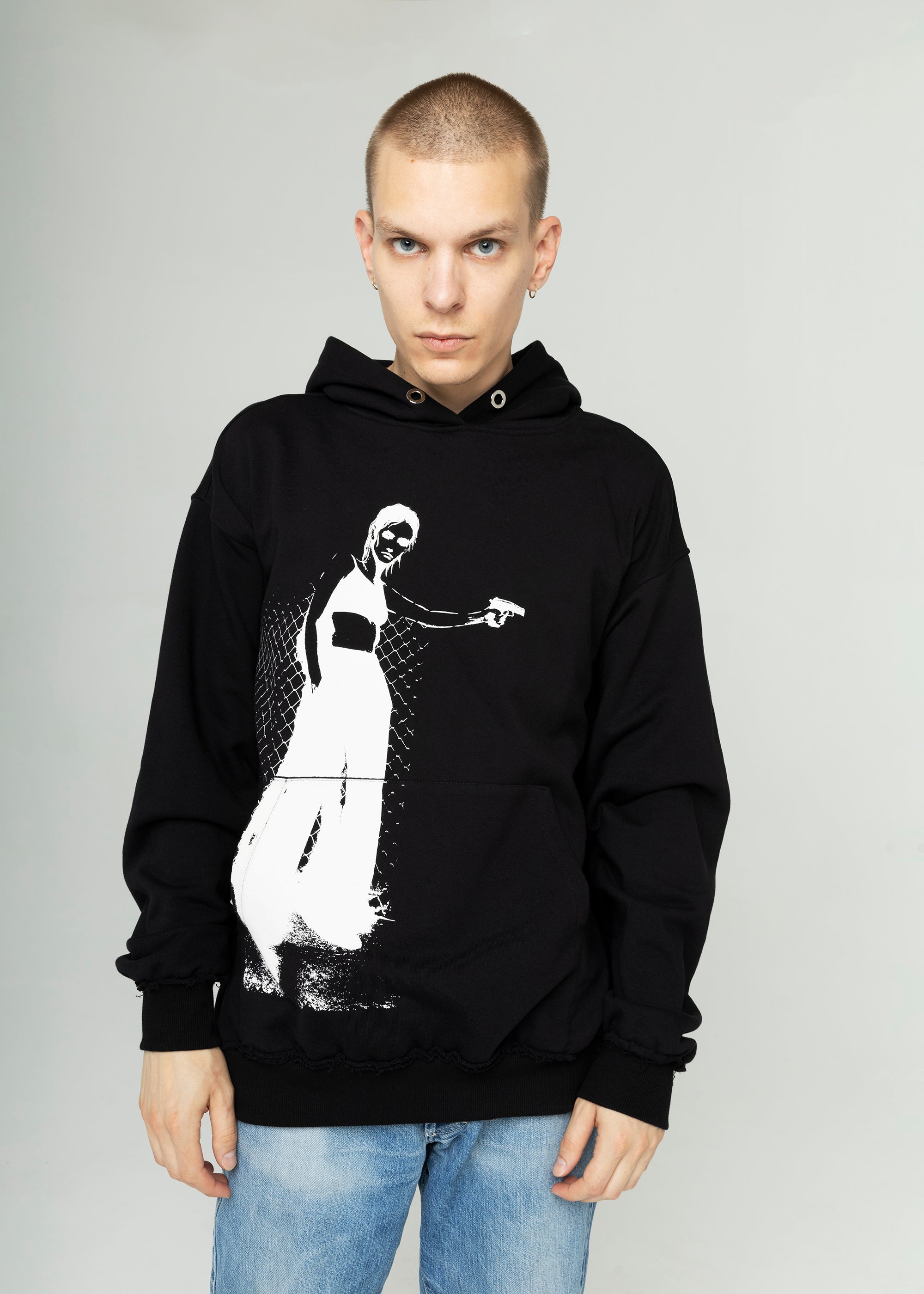 SAMPLE GUN black hoodie