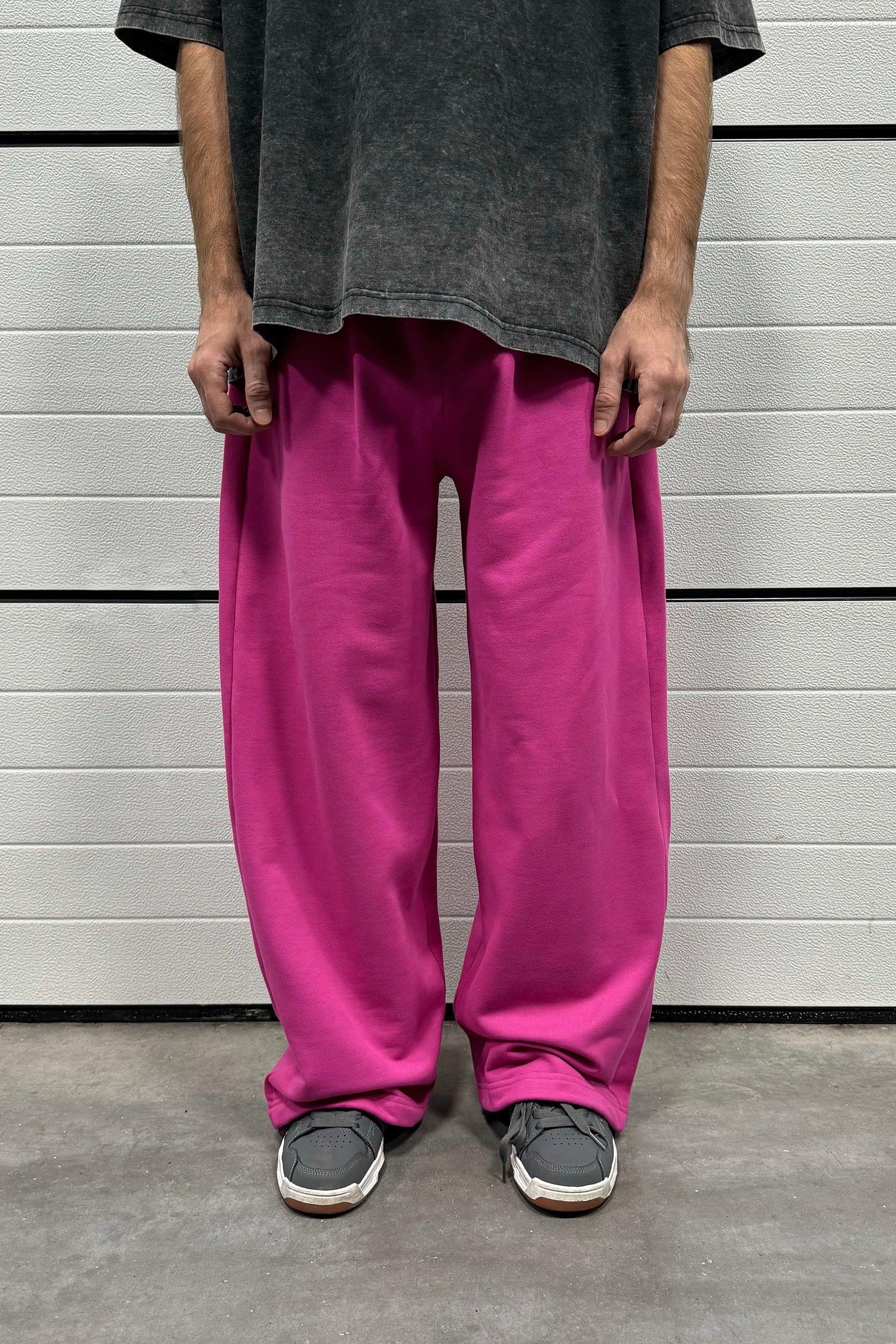 SAMPLE BUBBLE magenta sweatpants