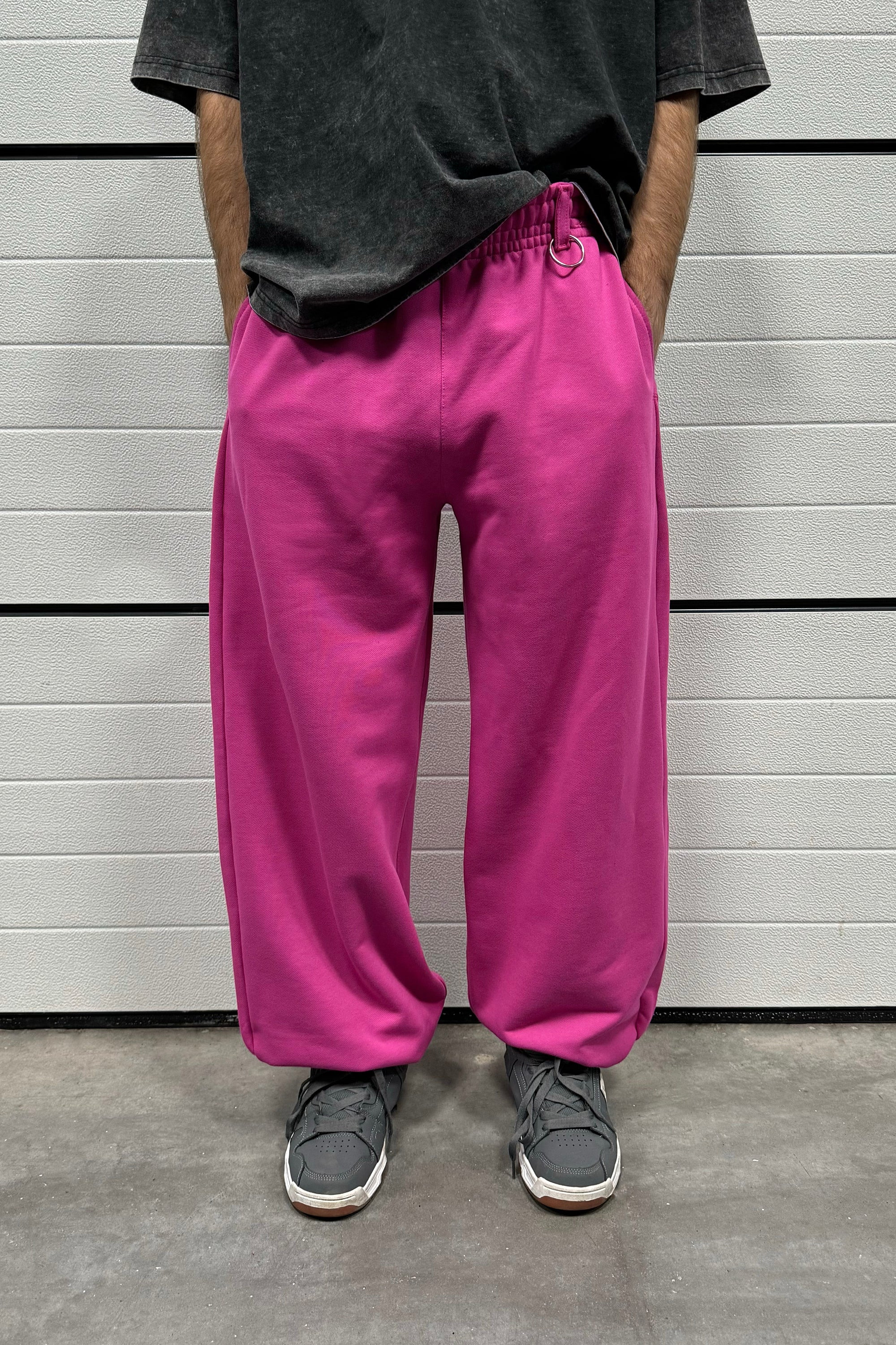 SAMPLE BUBBLE magenta sweatpants