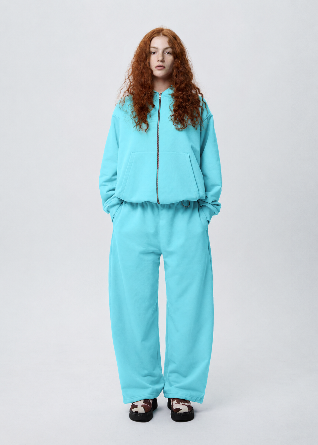 BUBBLE blue lagoon sweatpants