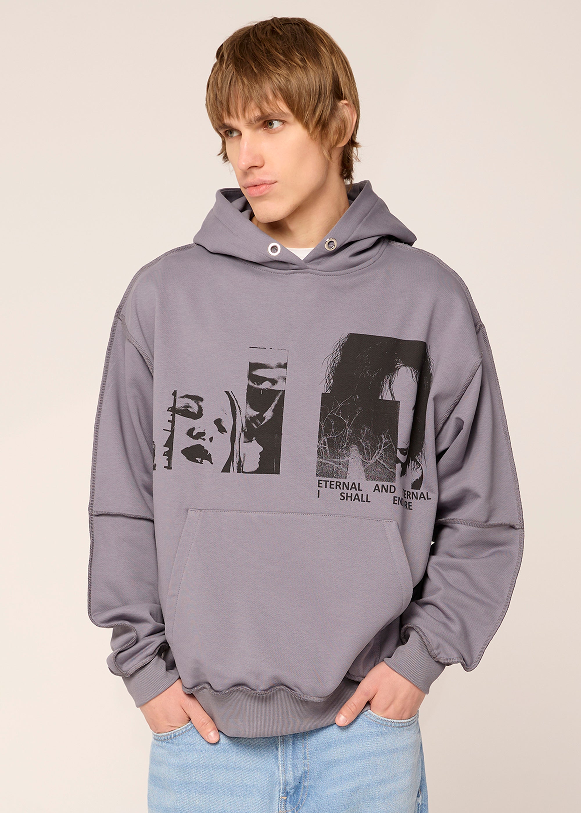 ETERNAL grey hoodie