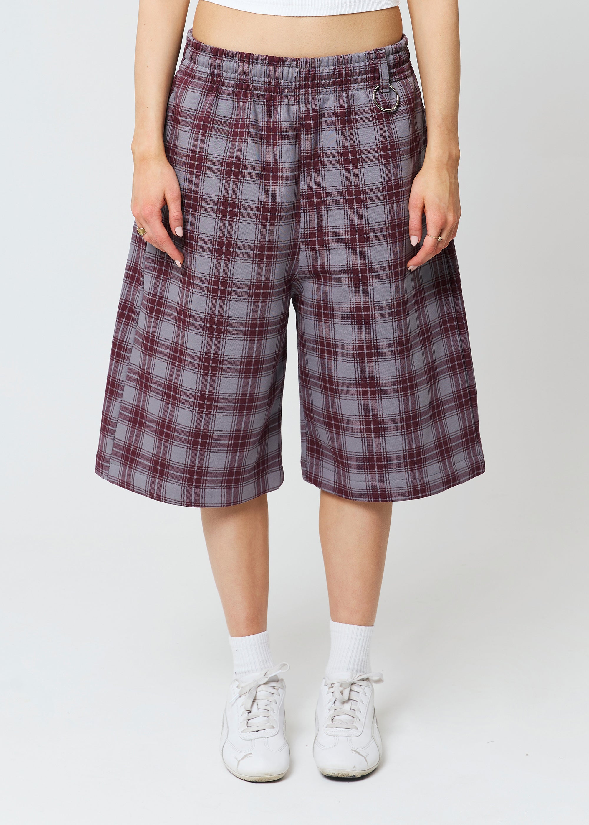 BUBBLE tartan shorts