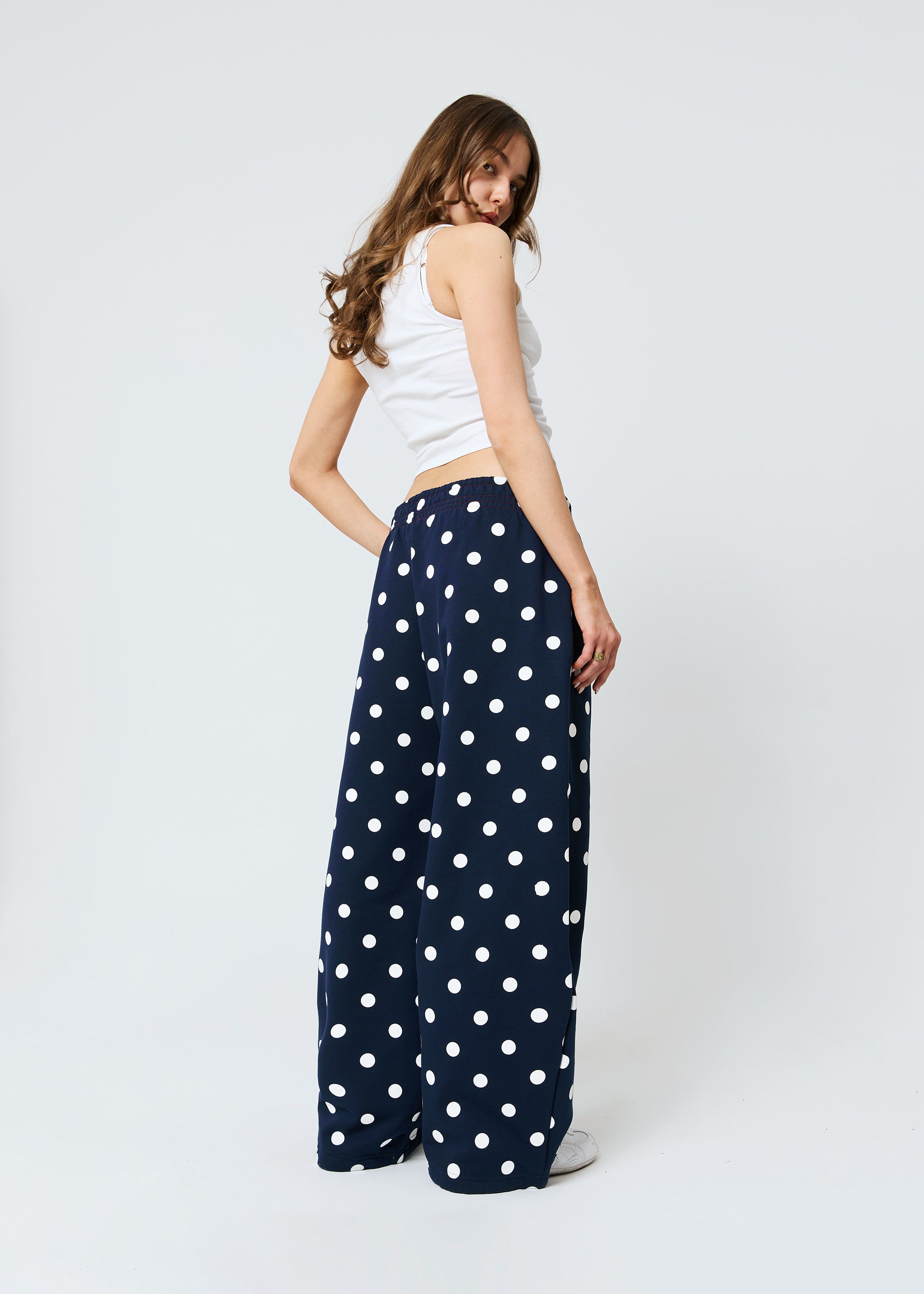 POLKA DOT navy sweatpants