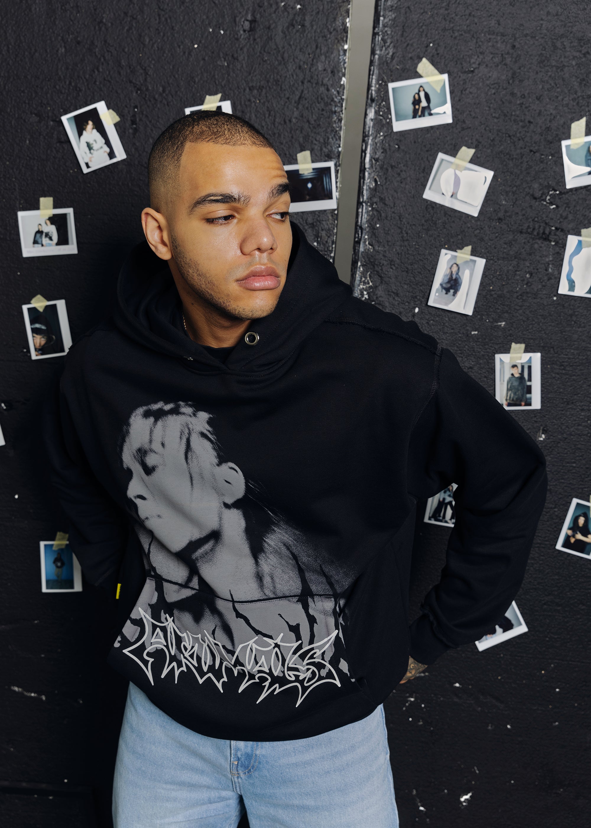 GRAFFITI black hoodie