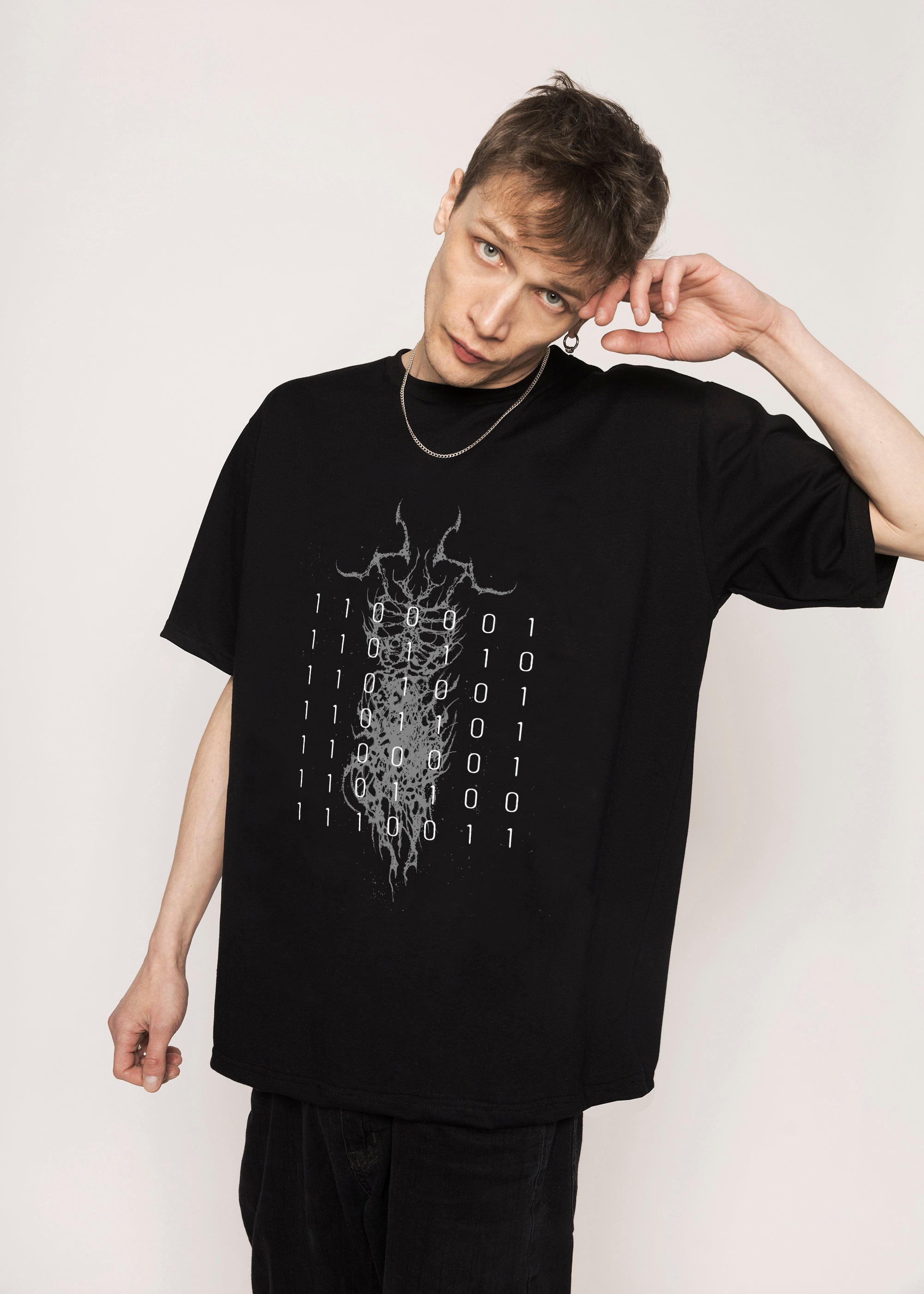 BINARY CODE black t-shirt