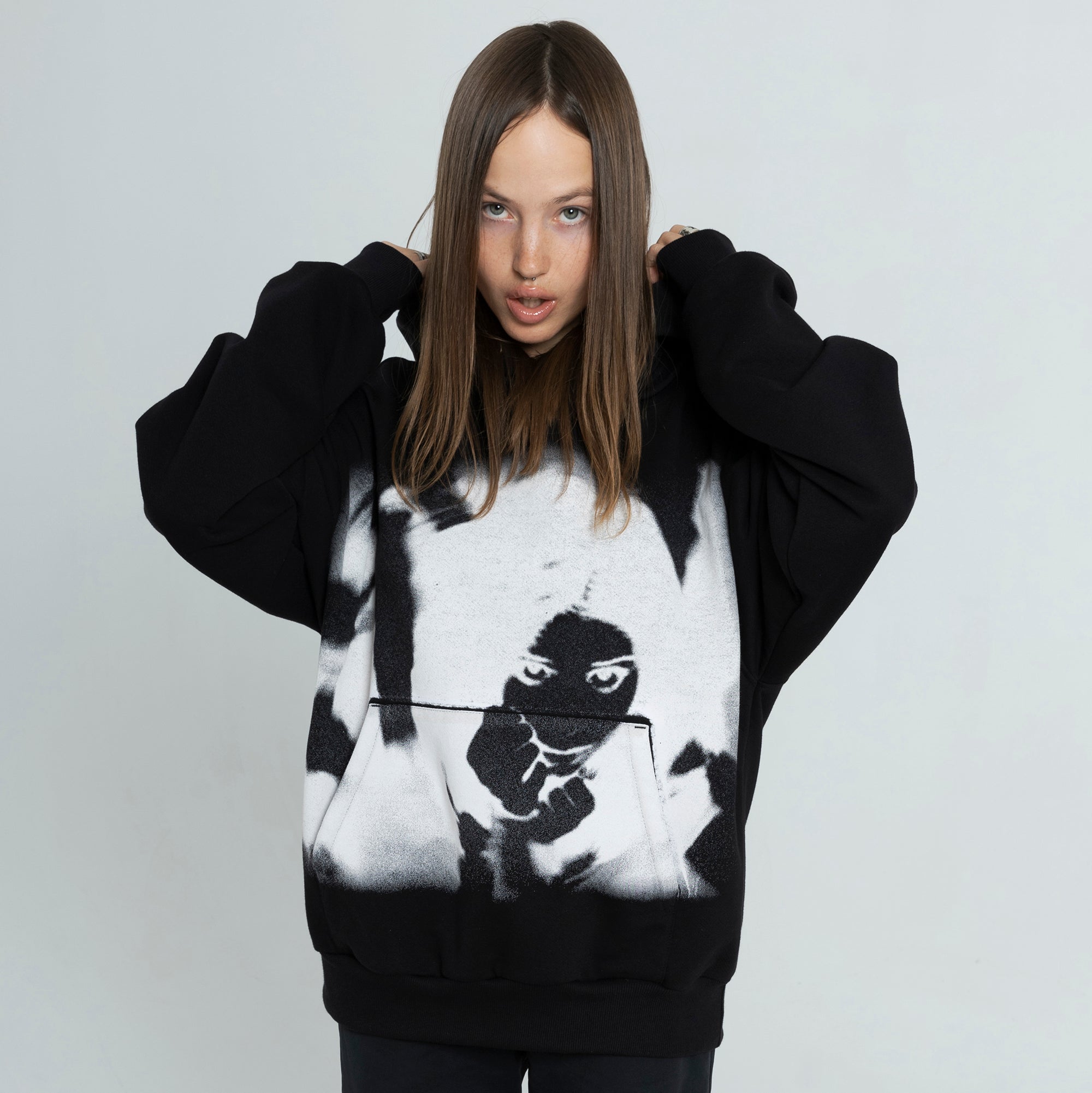 SAMPLE FEAR BLACK hoodie