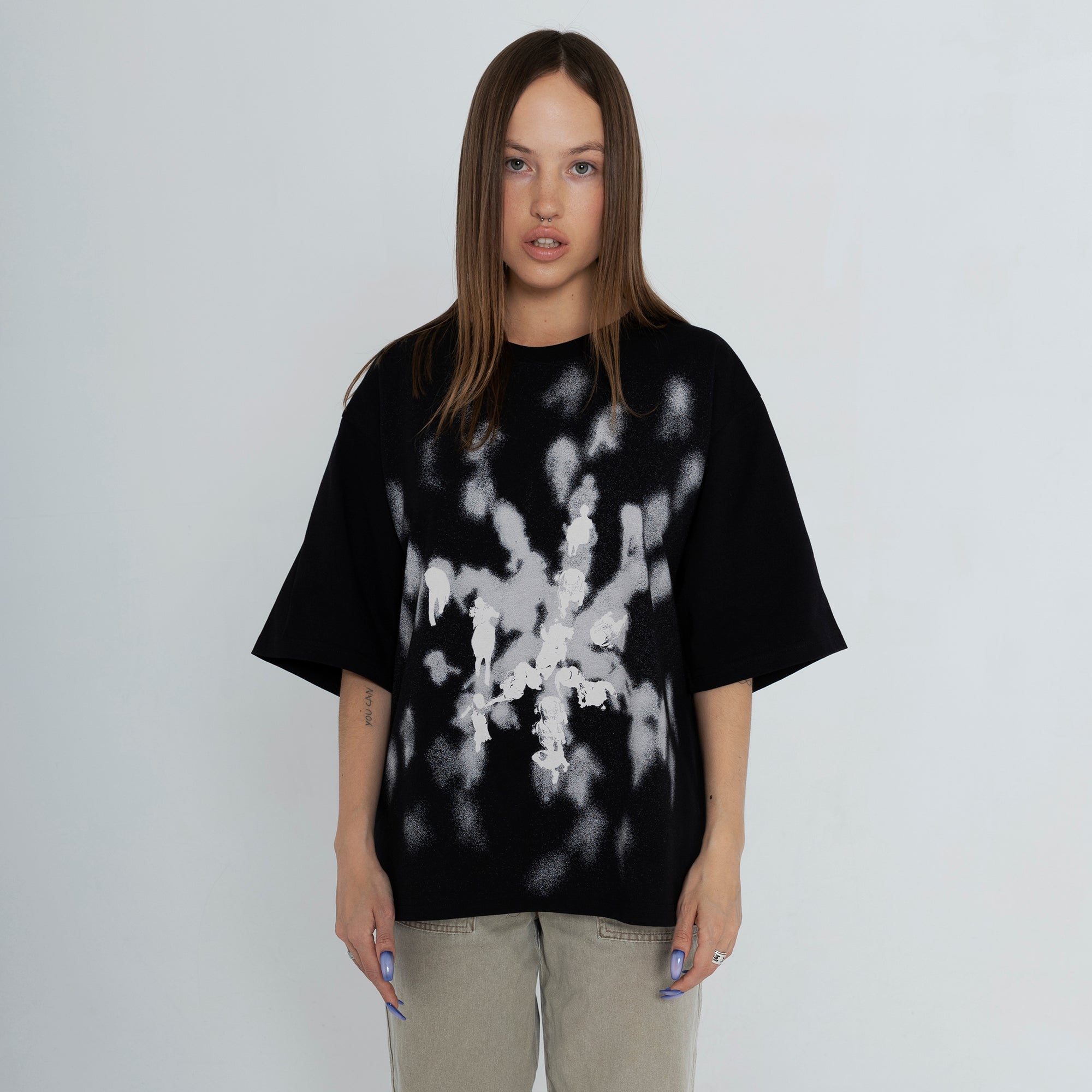SAMPLE FOLLOWERS black t-shirt