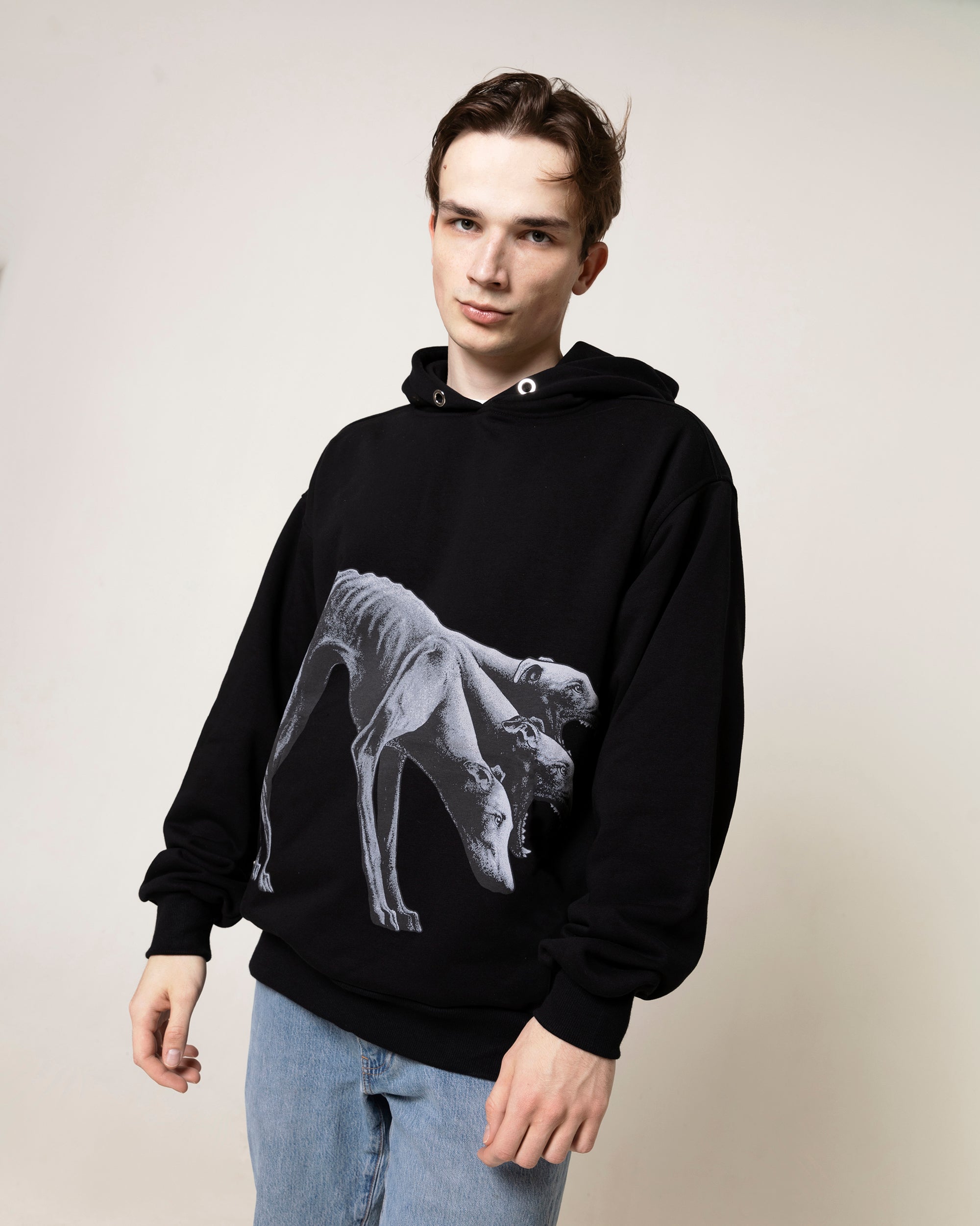 SAMPLE CERBERUS black hoodie