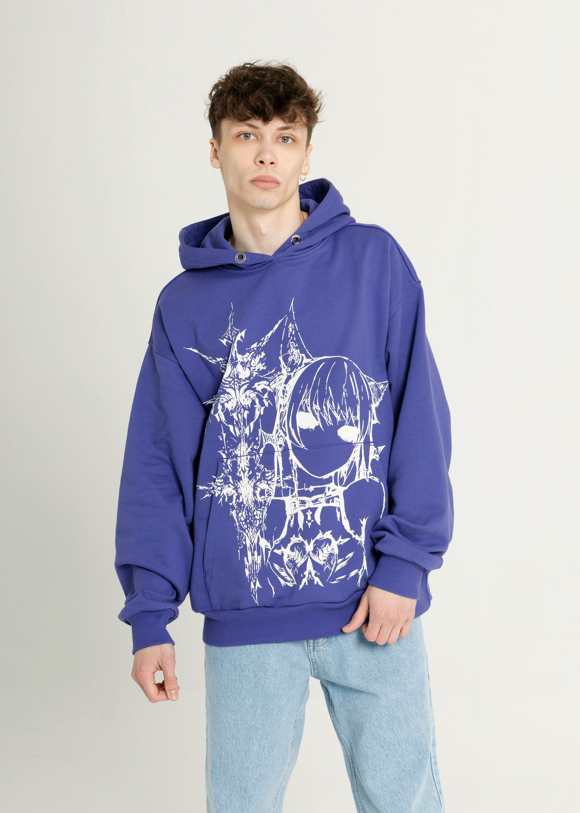 ANIME violet hoodie