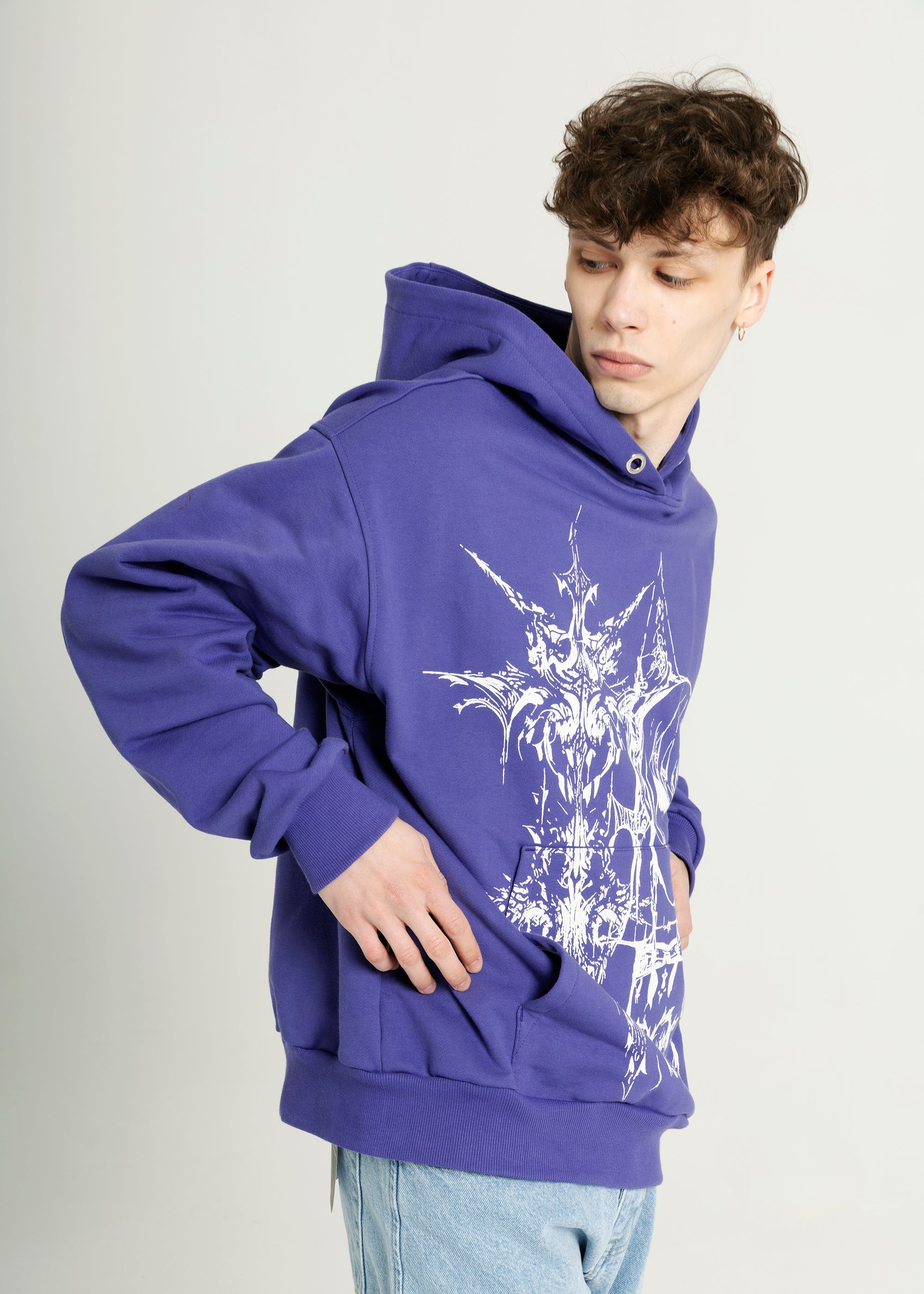 ANIME violet hoodie