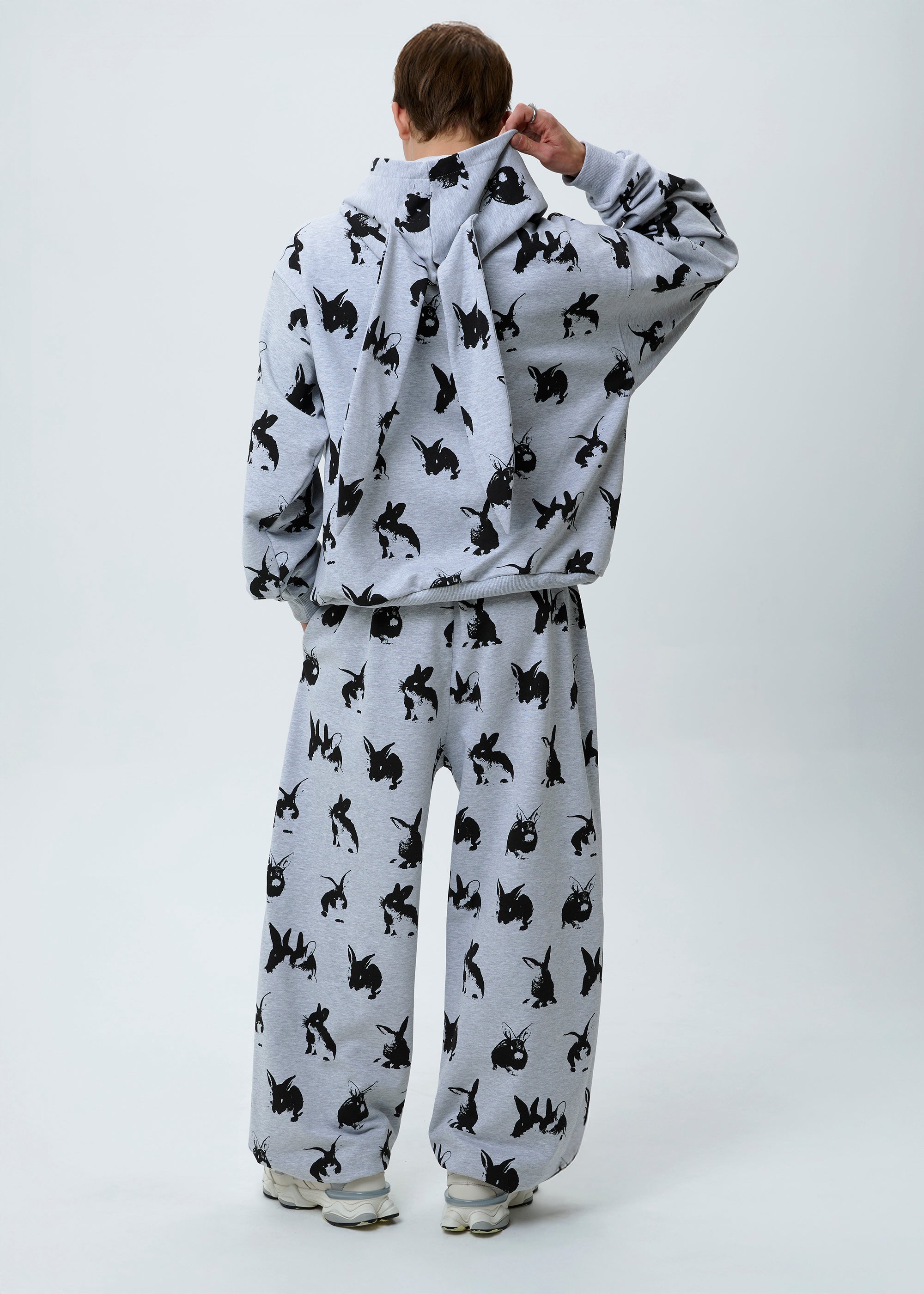 BUBBLE RABBIT grey sweatpants