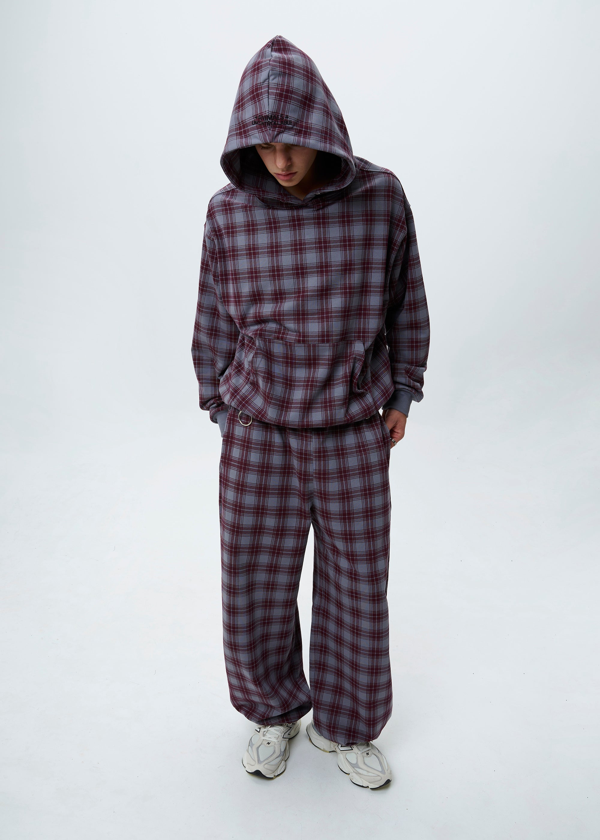 BASIC & BUBBLE TARTAN grey set