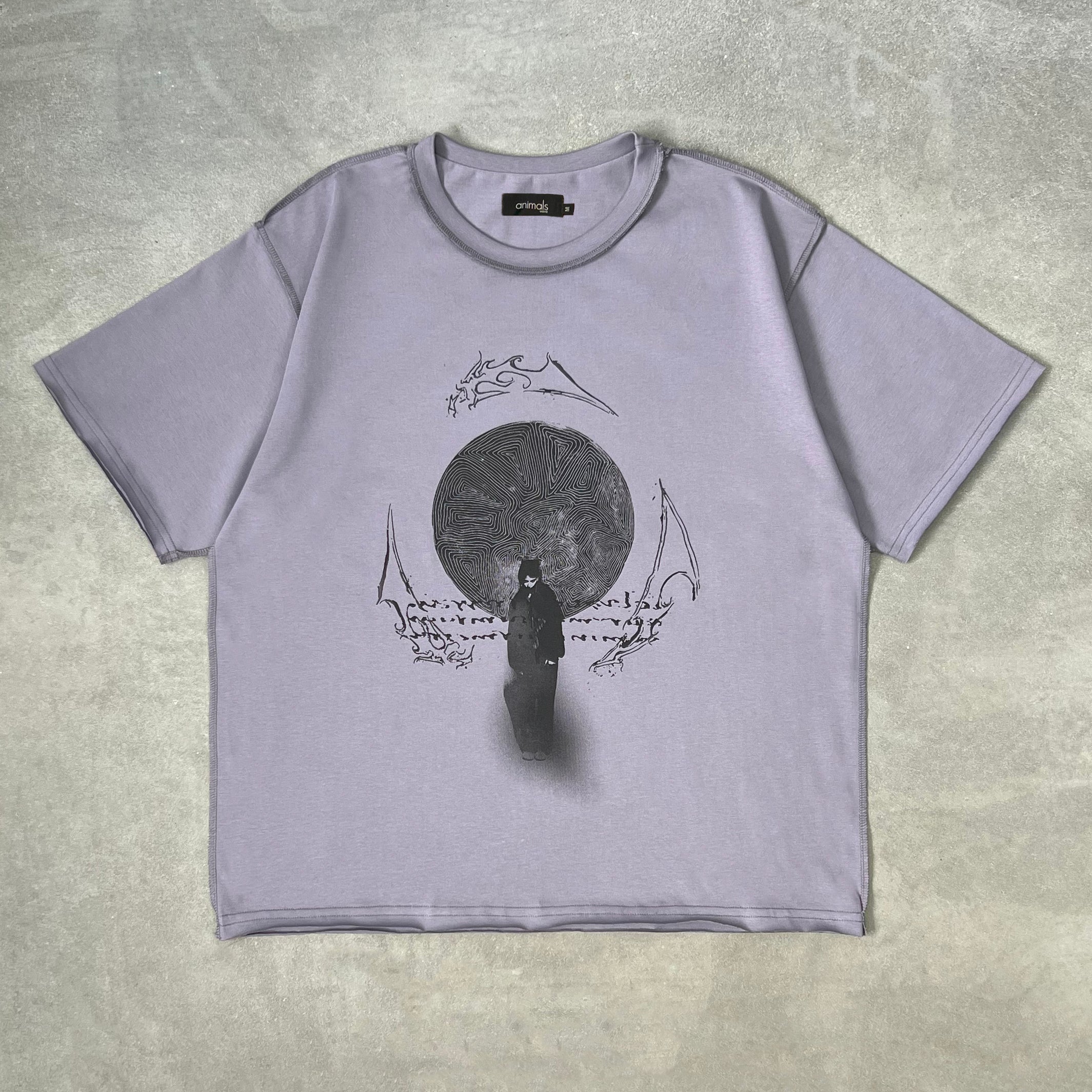 FULLMOON grey t-shirt