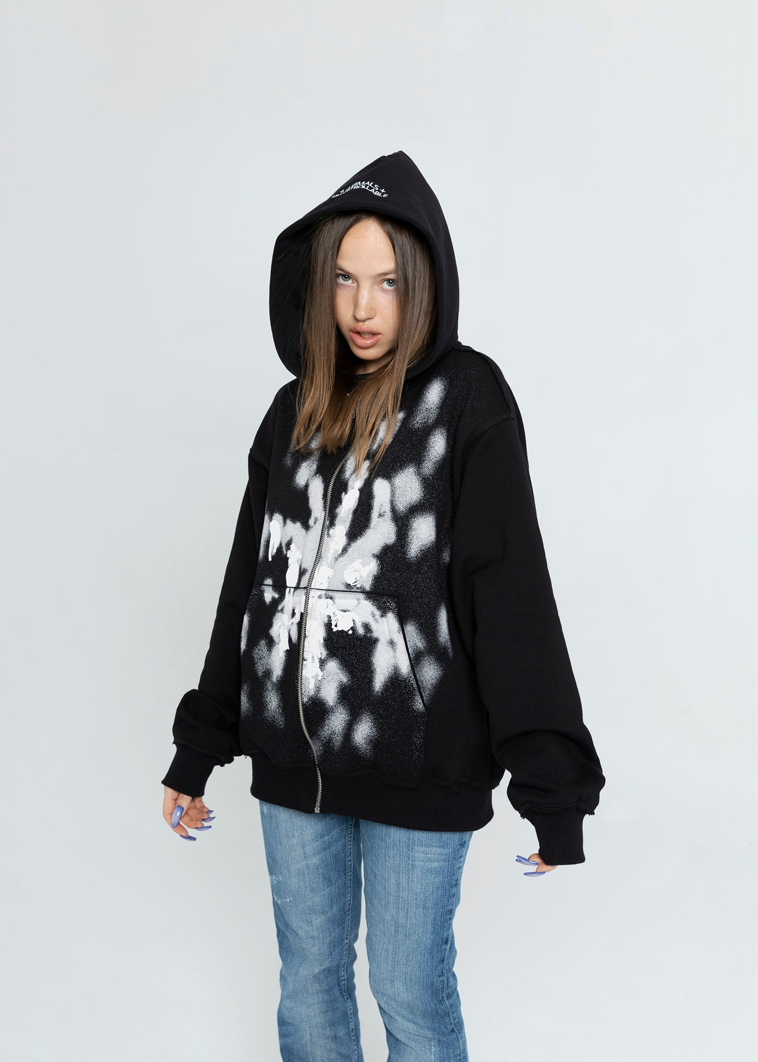 FOLLOWERS zipped hoodie