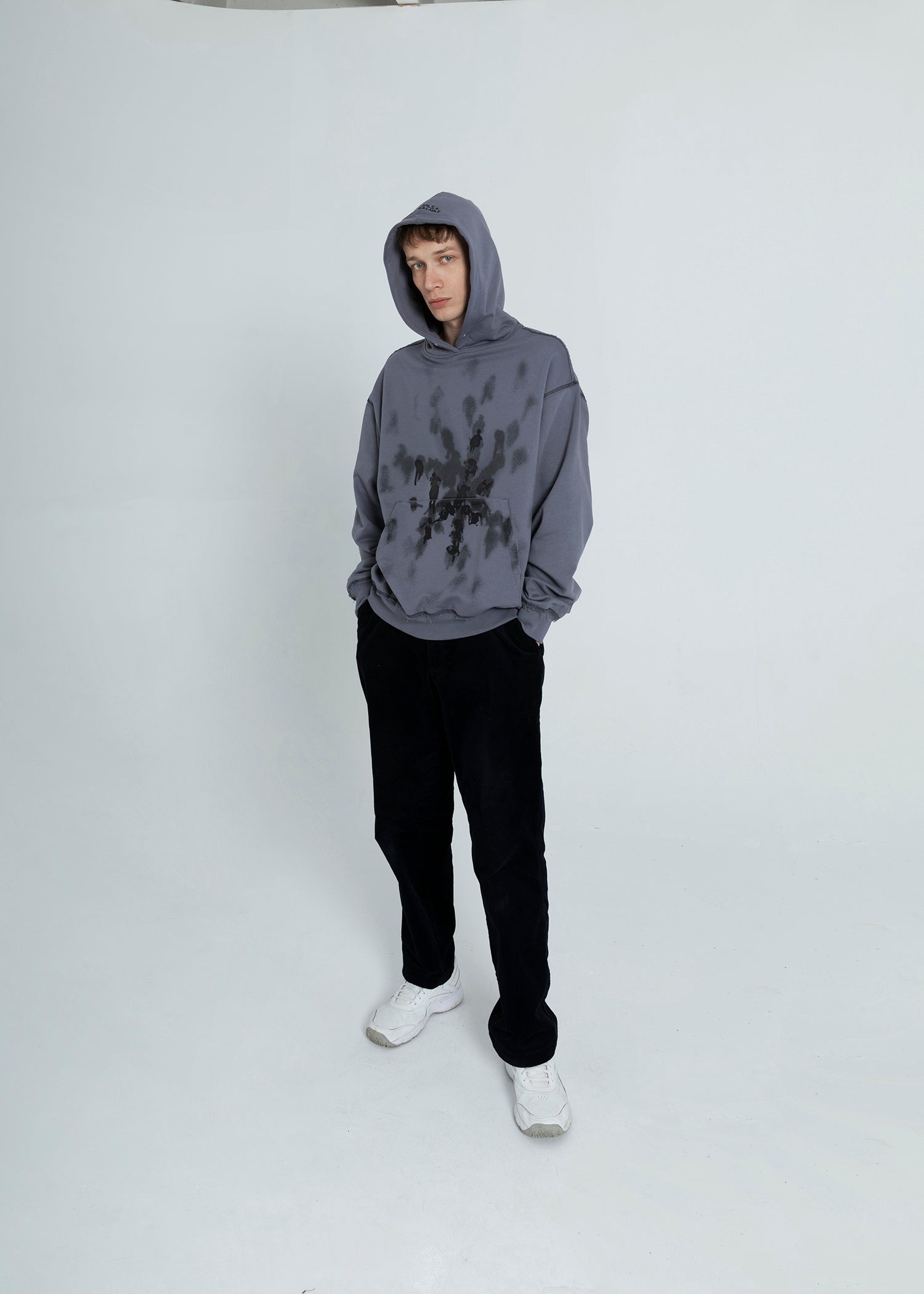 FOLLOWERS grey hoodie